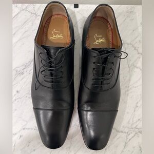 Christian Louboutin Men's Classic Black Oxfords